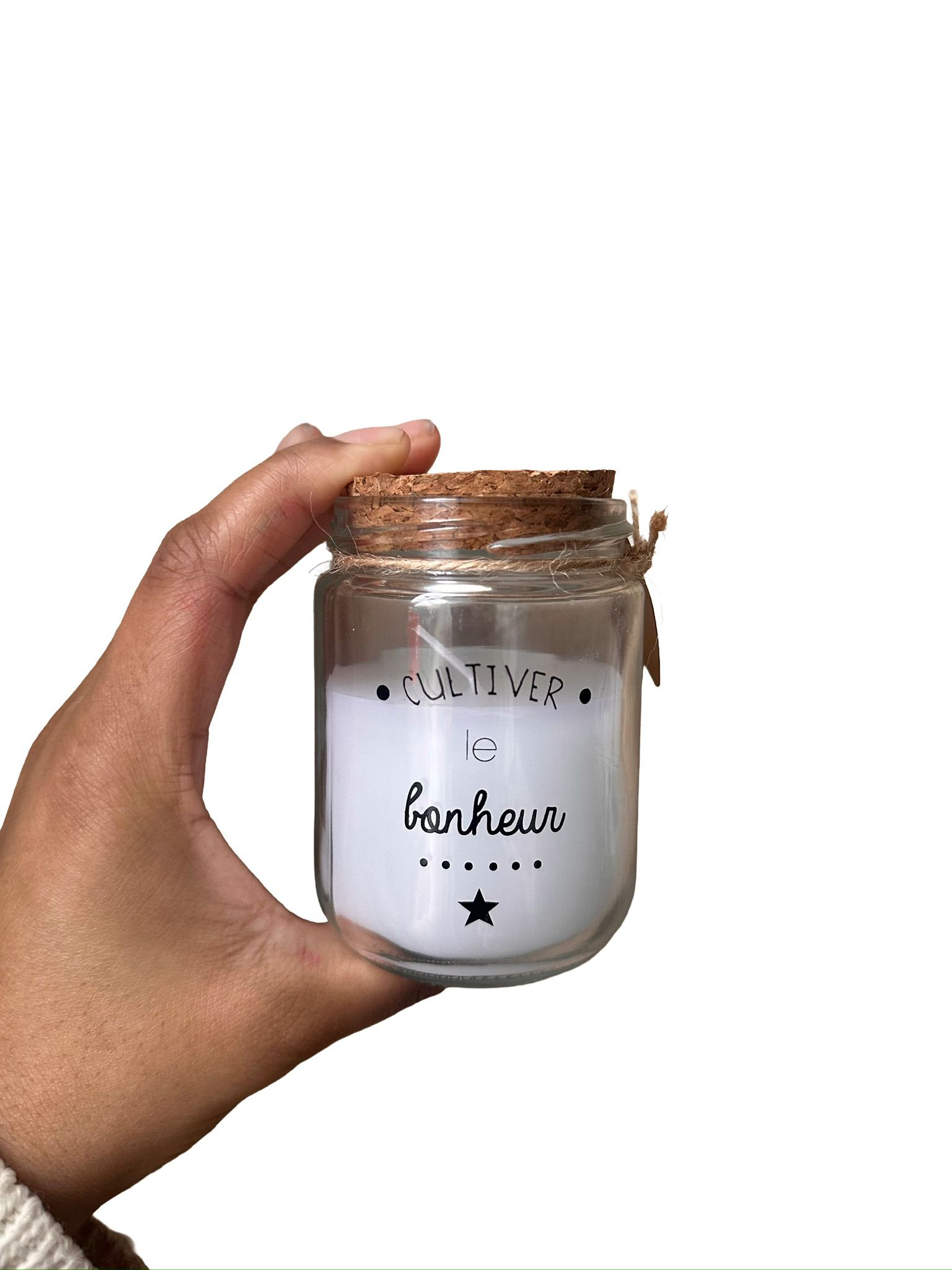 Bougie Cultiver le bonheur