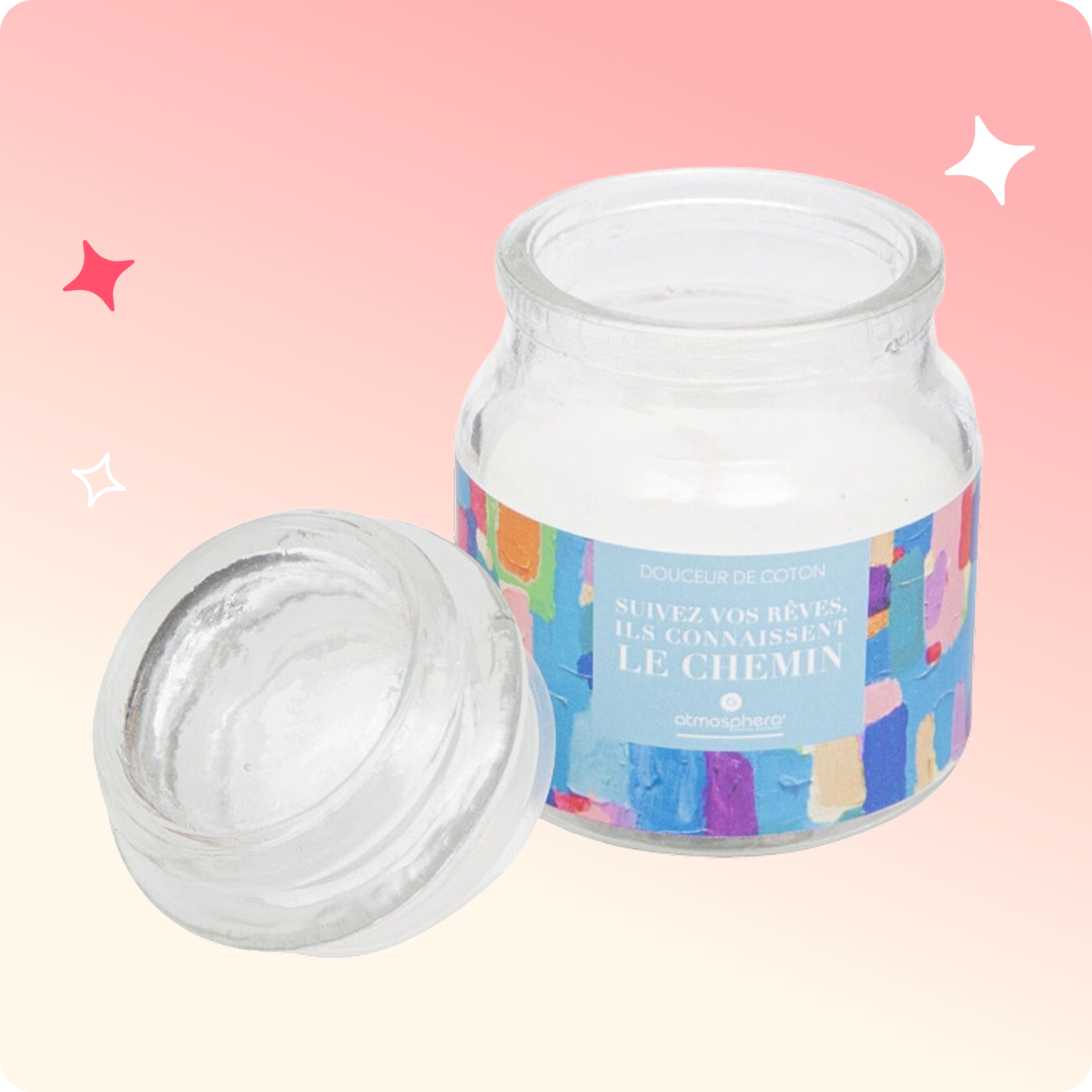 Bougie parfumée Cultiver le bonheur, ambiance cosy